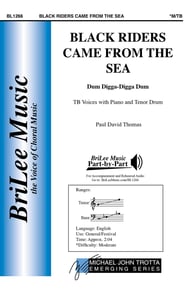 Black Riders Came from the Sea TB choral sheet music cover Thumbnail